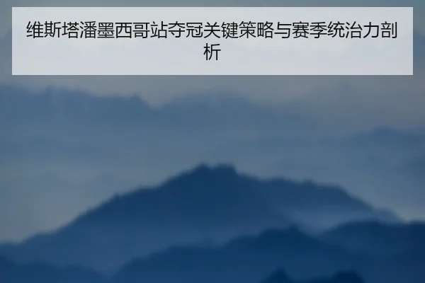 维斯塔潘墨西哥站夺冠关键策略与赛季统治力剖析